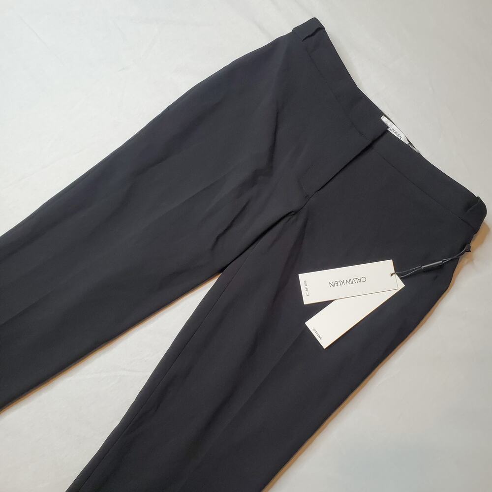 Calvin Klein Black Tailored Straight Leg Women's Pants